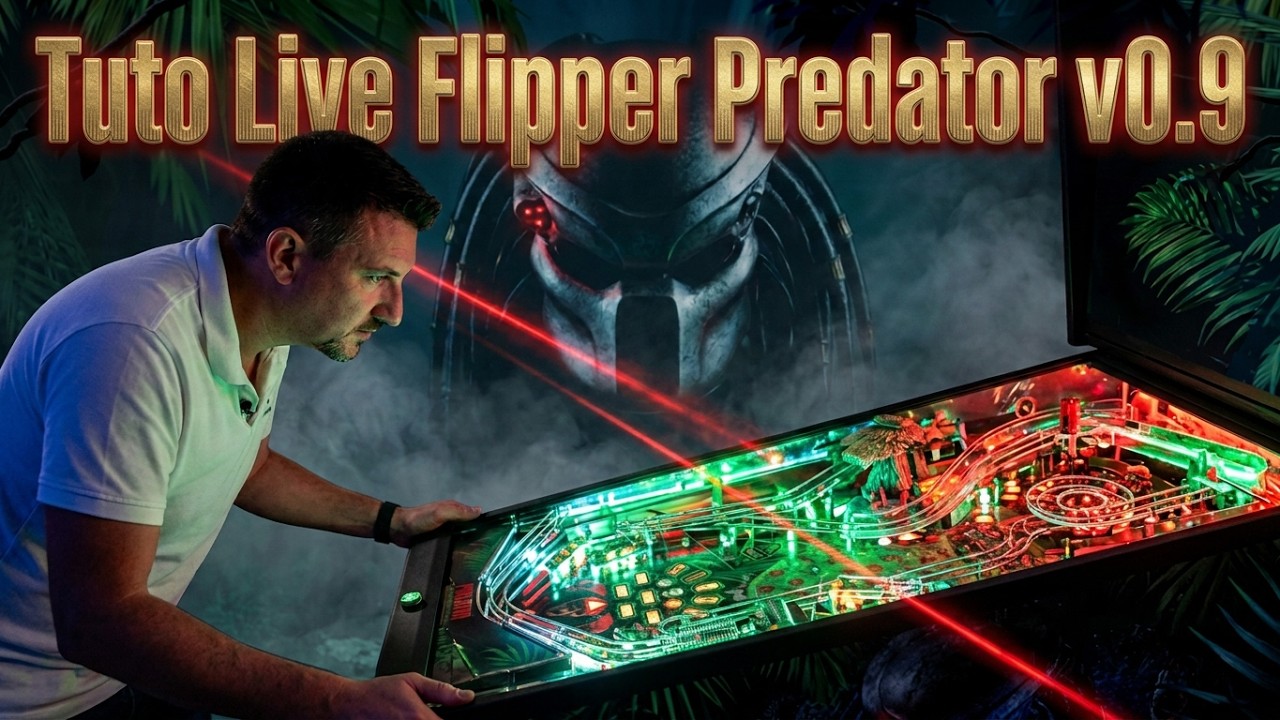 Tuto du flipper Predator, code V0.9